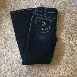 Aiko Bootcut Silver Jeans